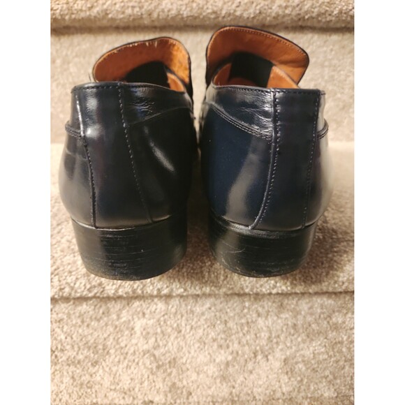YSL Yves Saint Laurent Men\'s Black Leather Loafers w/ Kiltie Fringe Size 10 main image 8